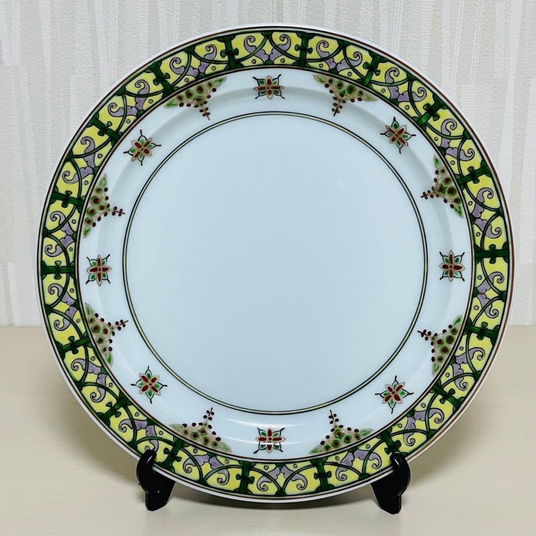 未使用 有田焼 源右衛門 是米木窯 赤絵 ミナイ手 絵変り 皿 6枚セット