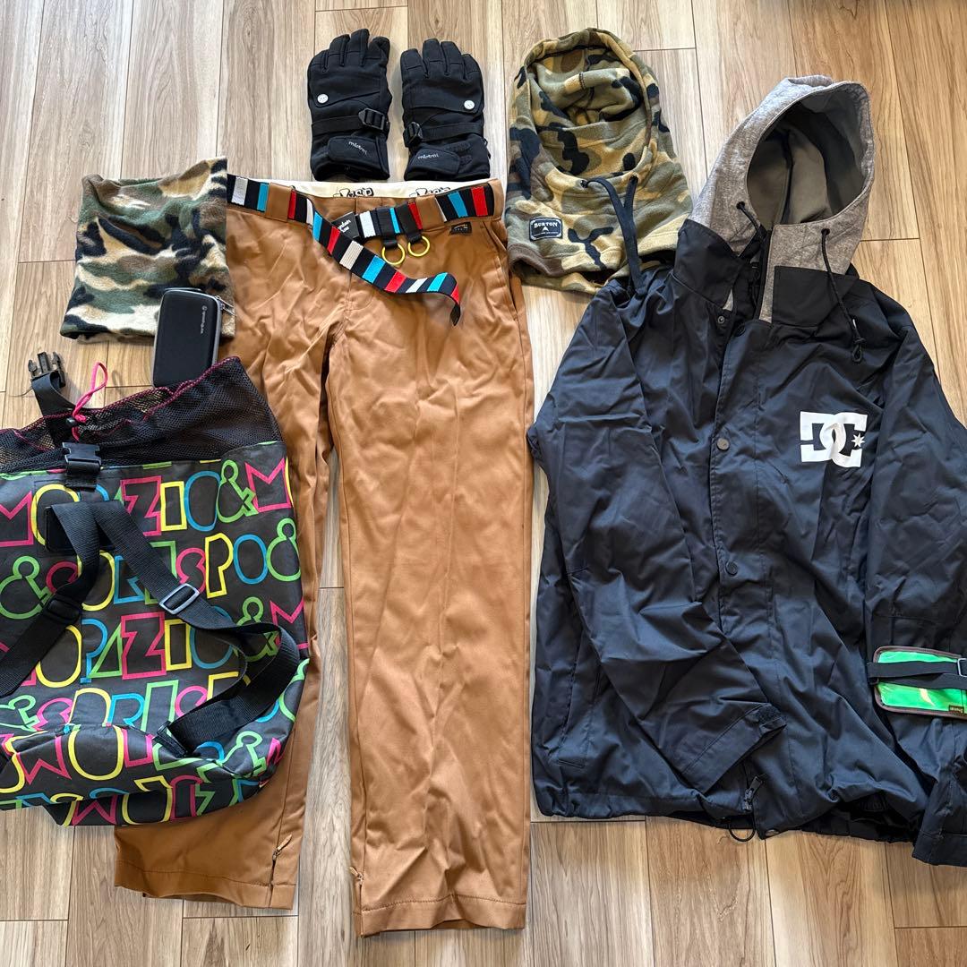 【DC】【VESP】【BURTON】スノーボードウェア９点セット