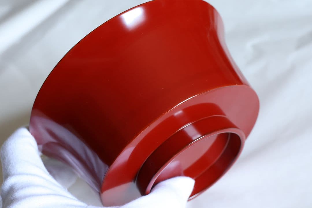 【CM284】魯山人塗師 遊部石斎 原叟好 うるみ 反椀 八客 木製漆器 茶懐石