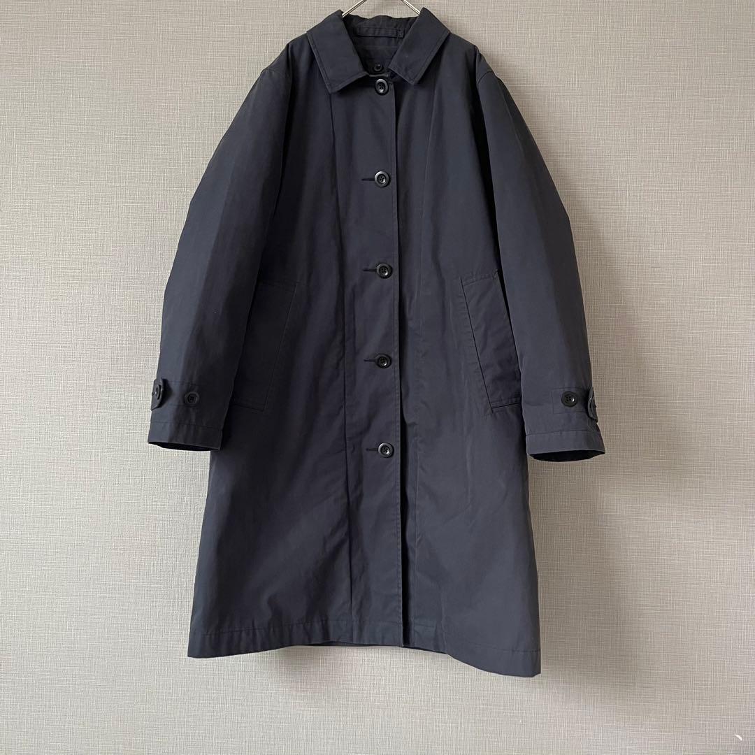 MHL. PROOFED COTTON NYLONライナー付きステンカラーコート