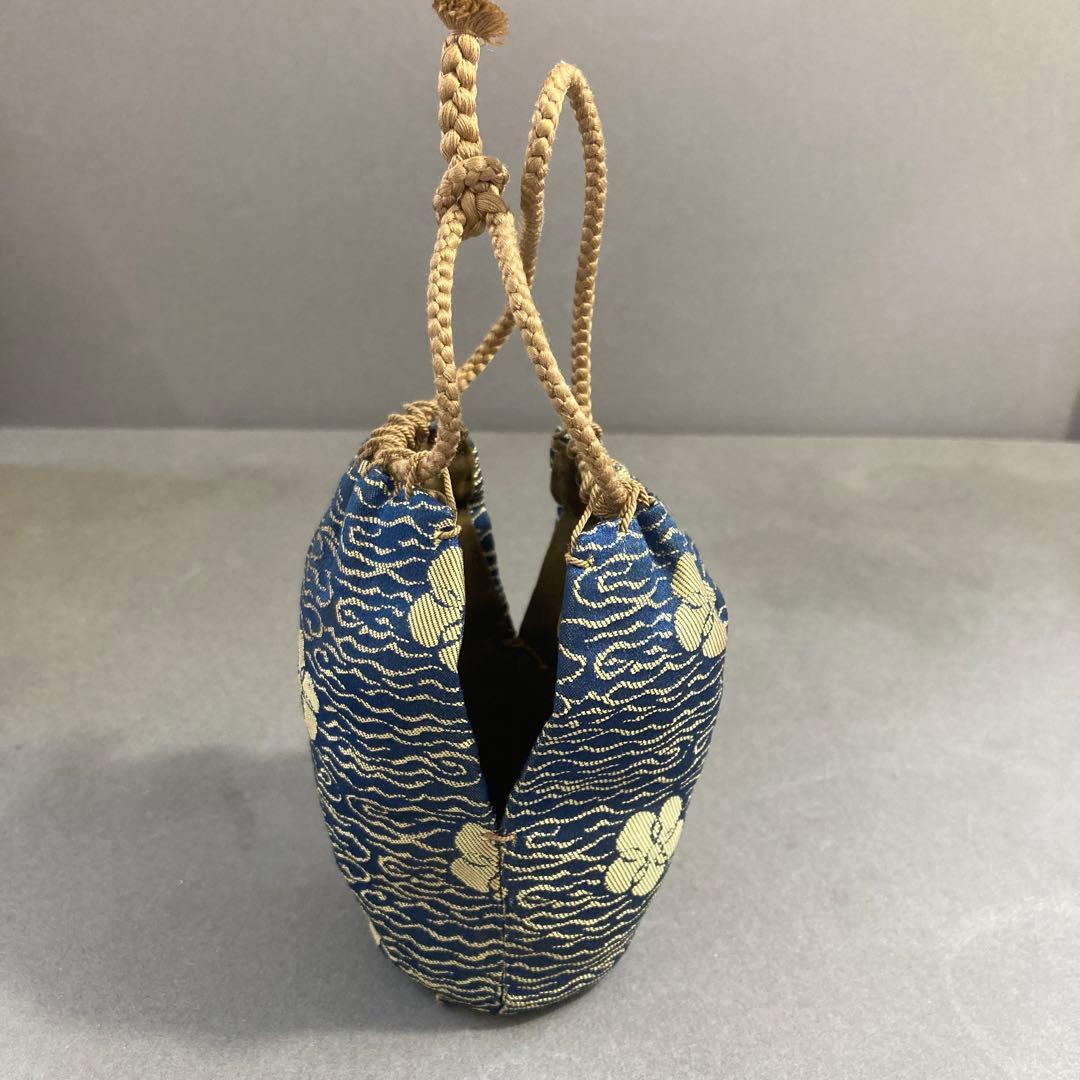 茶道具　肩衝茶入　仕覆　洛東定一(桶谷定一と推定)造　蓋金箔一部捲れ　S29CH