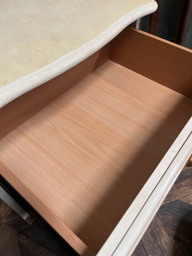 サルタレッリ 2段チェスト インテリア 白家具 姫系 インテリア ロココ調 箪笥