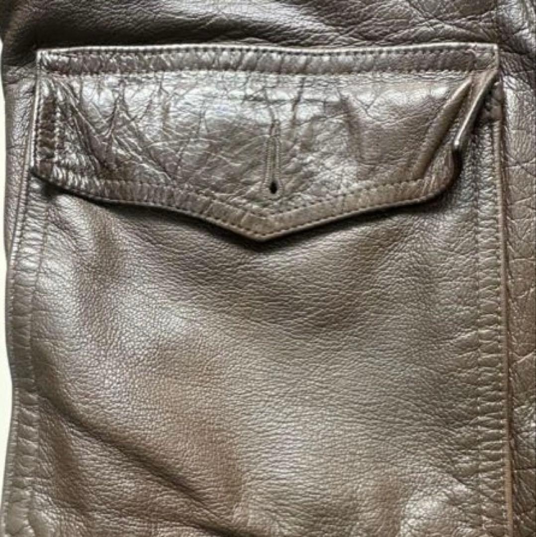 激レア　g1 フライト　レザージャケット　ロケットタロン　黒タグ　50s 60s