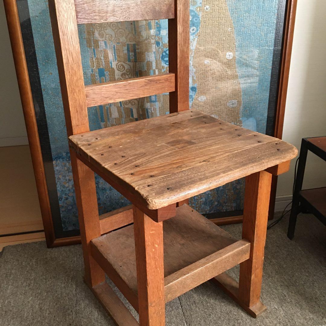 昭和の椅子　木製　アンティーク　古道具