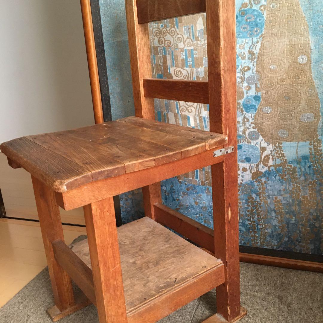 昭和の椅子　木製　アンティーク　古道具