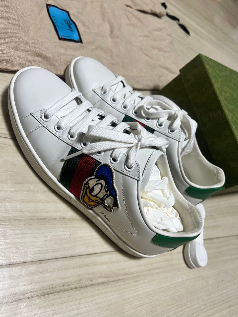 Gucci ドナルドダック スニーカー ホワイト
