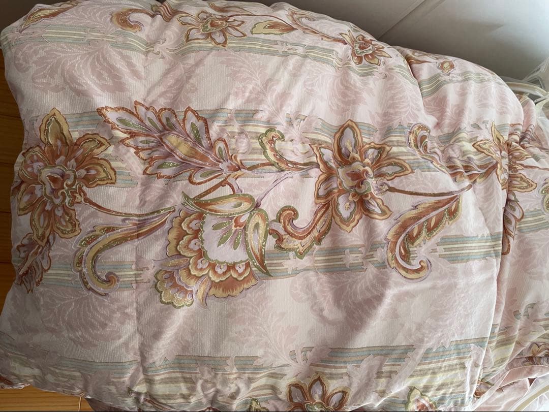 西川リビング　羽毛布団5点セット　手摘みダウン93% ダブルロングサイズ