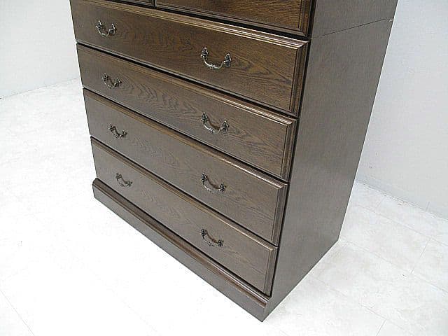 【展示品】カリモク ドマーニ クイーンズライフ ハイチェスト 　約48万