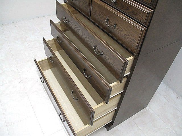 【展示品】カリモク ドマーニ クイーンズライフ ハイチェスト 　約48万