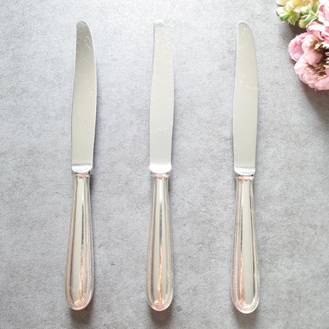 クリストフル パール テーブルナイフ 3点