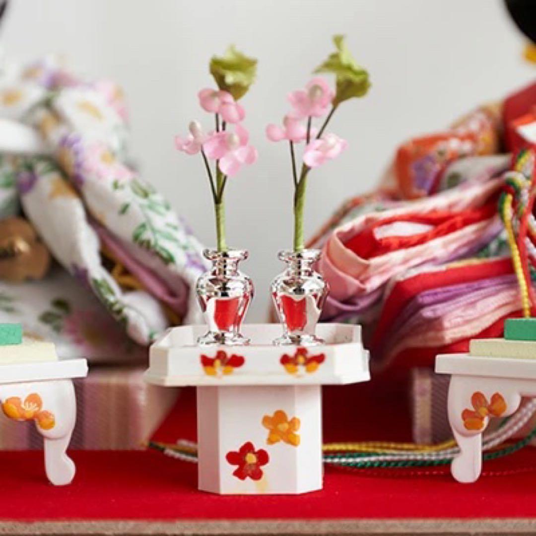 ひな人形 雛人形 新品 コンパクト 日本製 ケース飾り ひなまつり TKN01