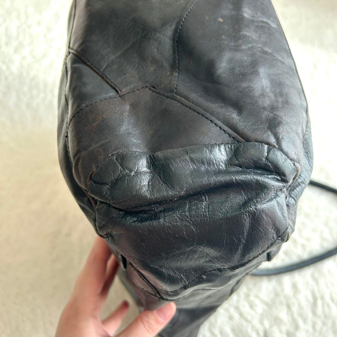 【希少】ザ リアルマッコイズ ジョーマッコイ レザートートバッグ パッチワーク