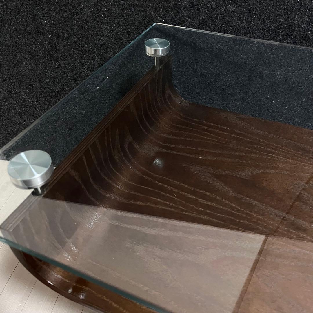 ミッドセンチュリー　スペースエイジ　センターテーブル ガラステーブル