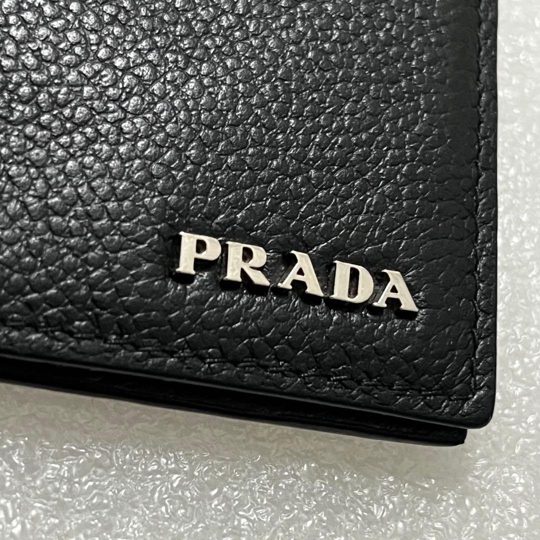 格安セール♪五千円以上値下げ中♪美品⭐︎PRADA ブラック マネークリップ