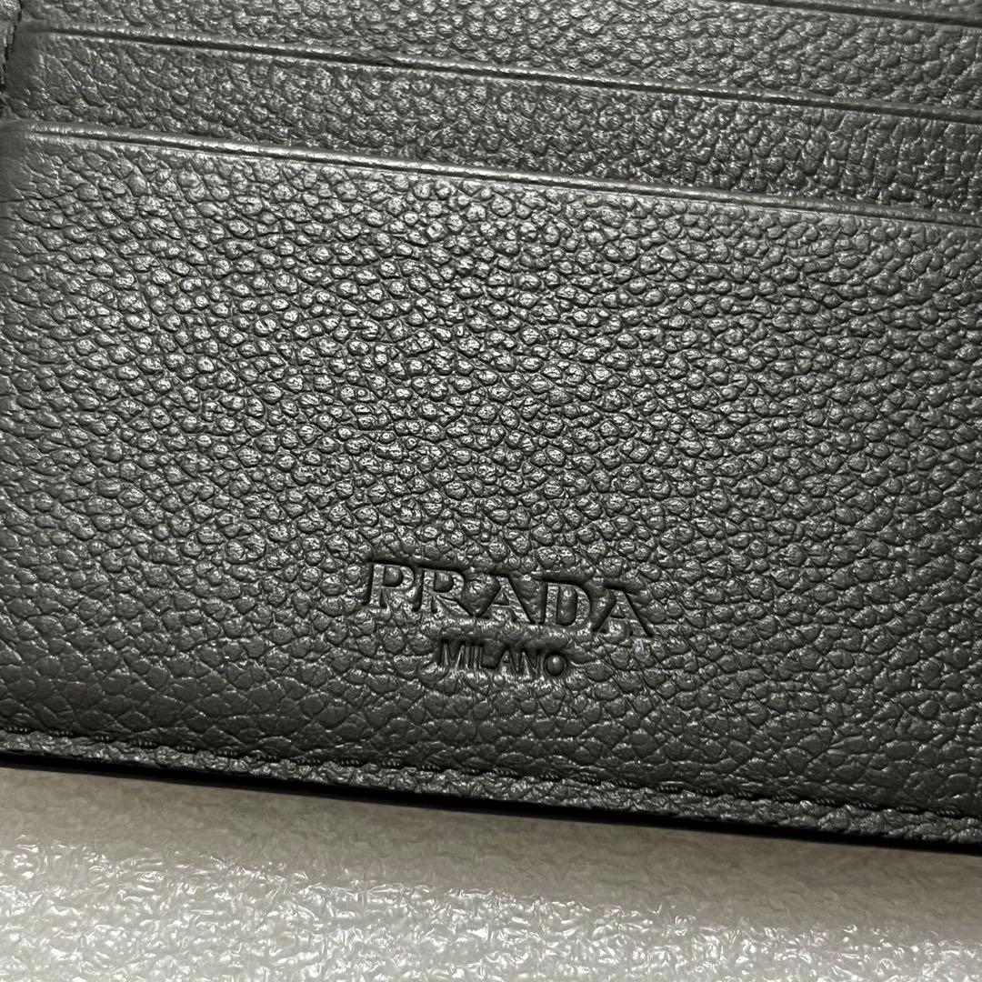 格安セール♪五千円以上値下げ中♪美品⭐︎PRADA ブラック マネークリップ