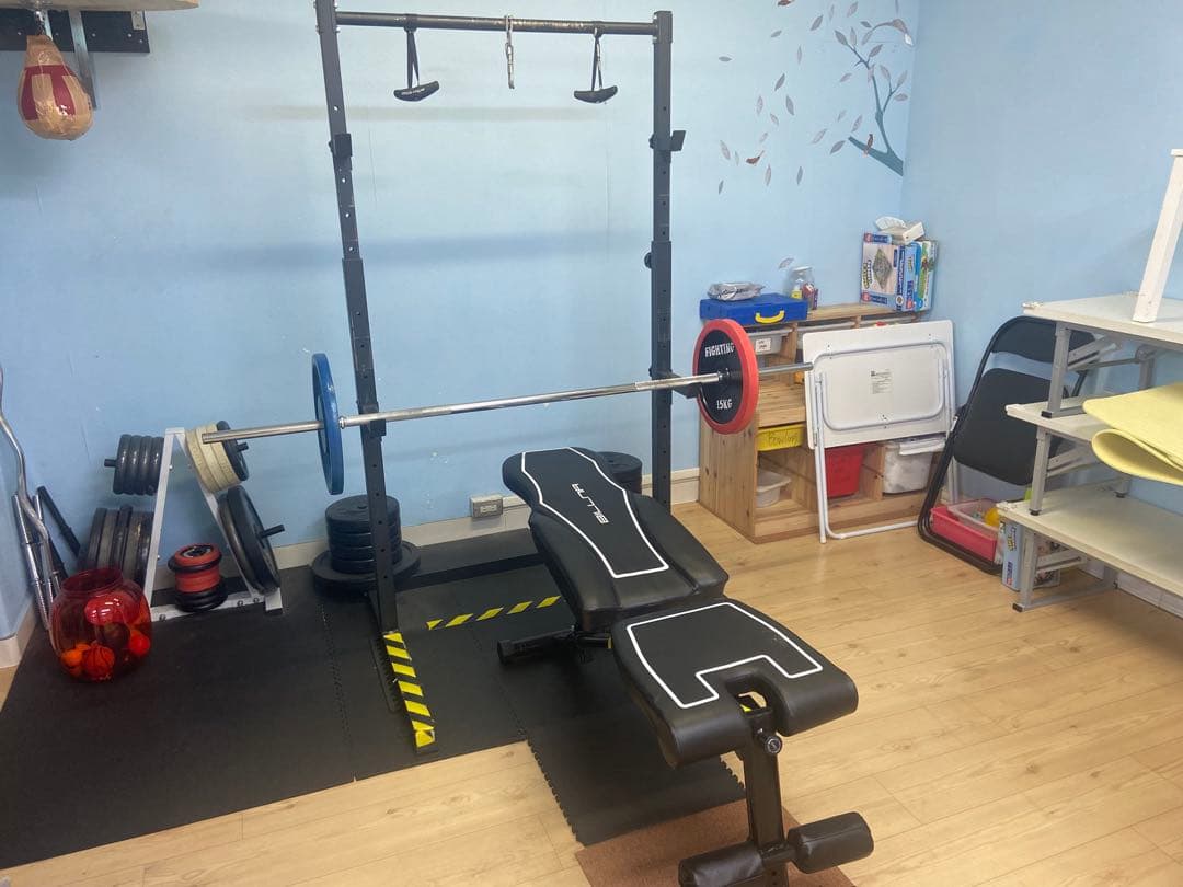 トレーニングセット フラットベンチ パワーラック