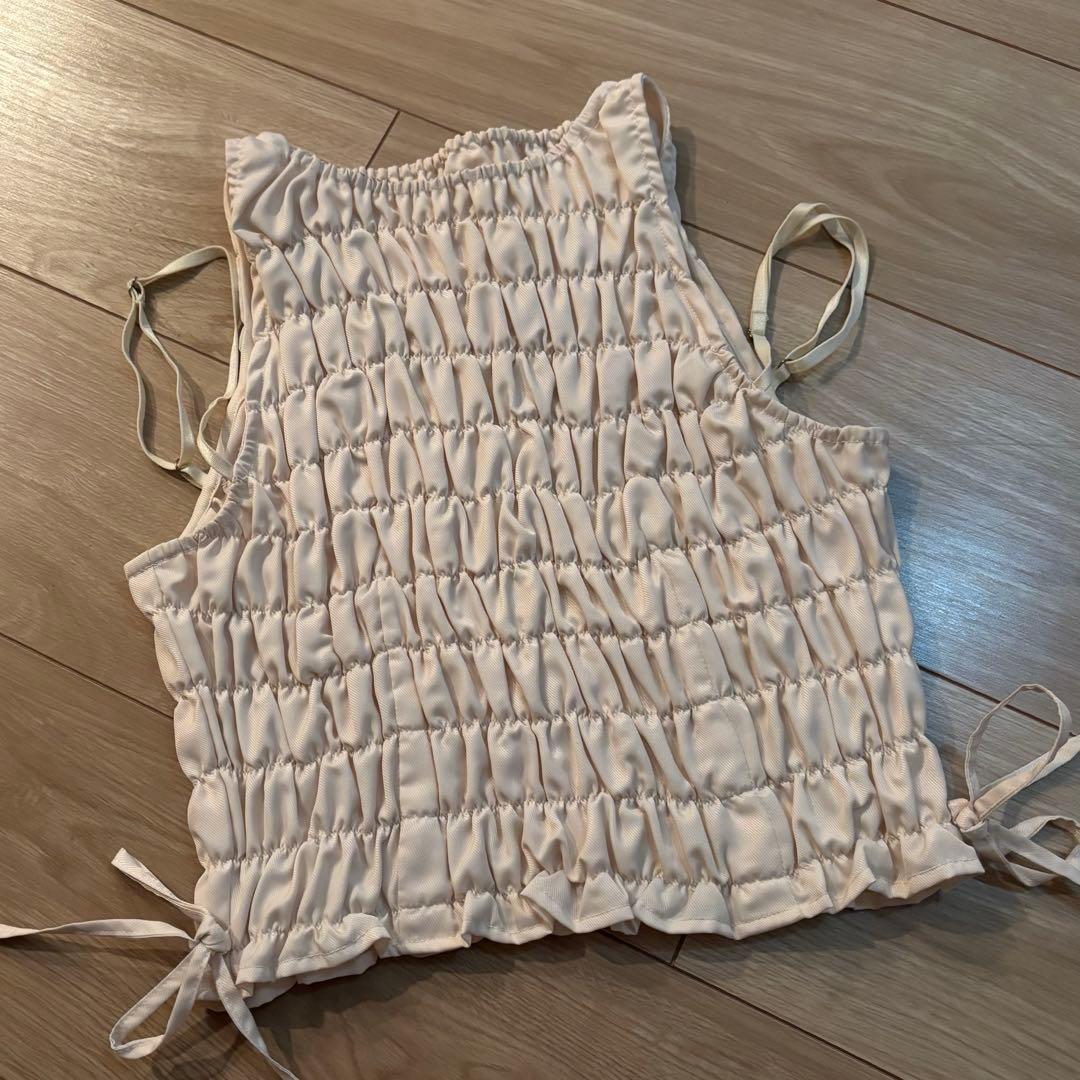 andmary May shirring topsメイシャーリングトップス