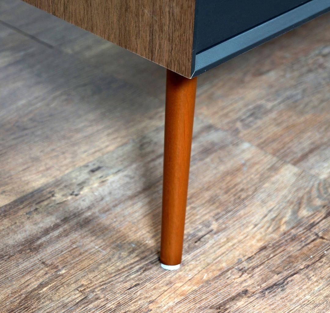 北欧風　センターテーブル 両面 引き出し付き　100cm