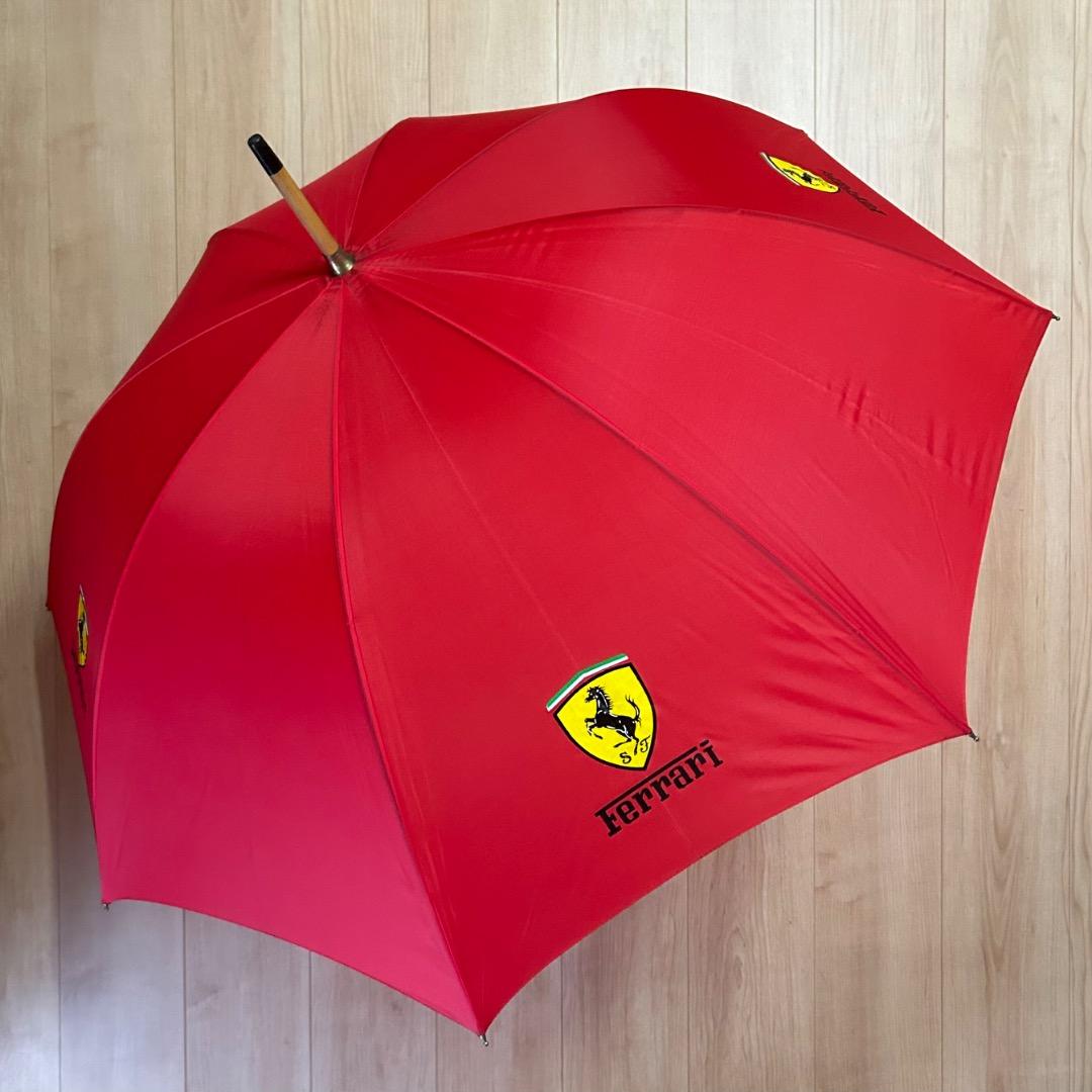【希少・未使用】Ferrari フェラーリ 傘 アンブレラ ビンテージ F1