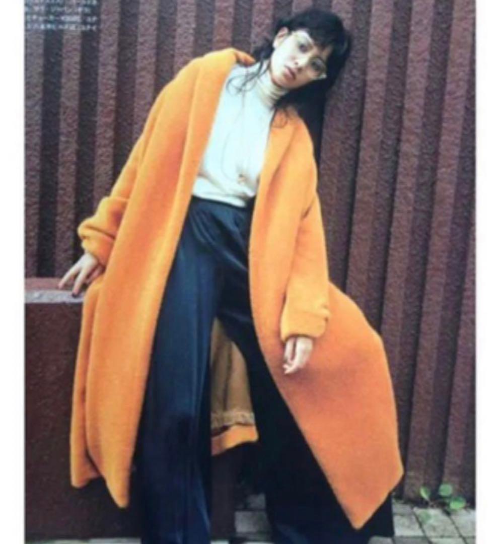 モヘアガウンロングコート　fumika uchida