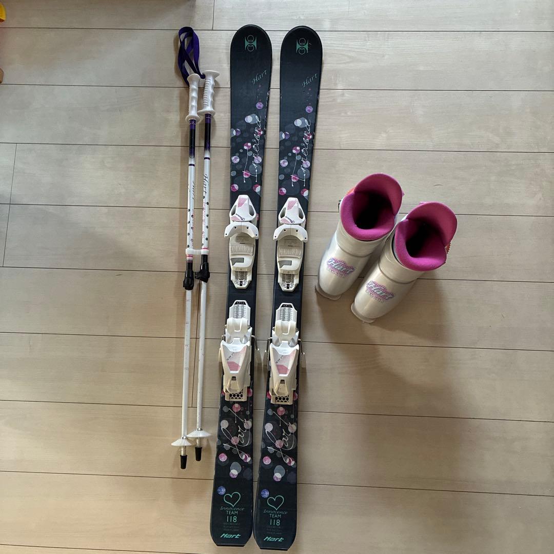 Hart スキーセット 118cm 21.0cm〜22.0cm