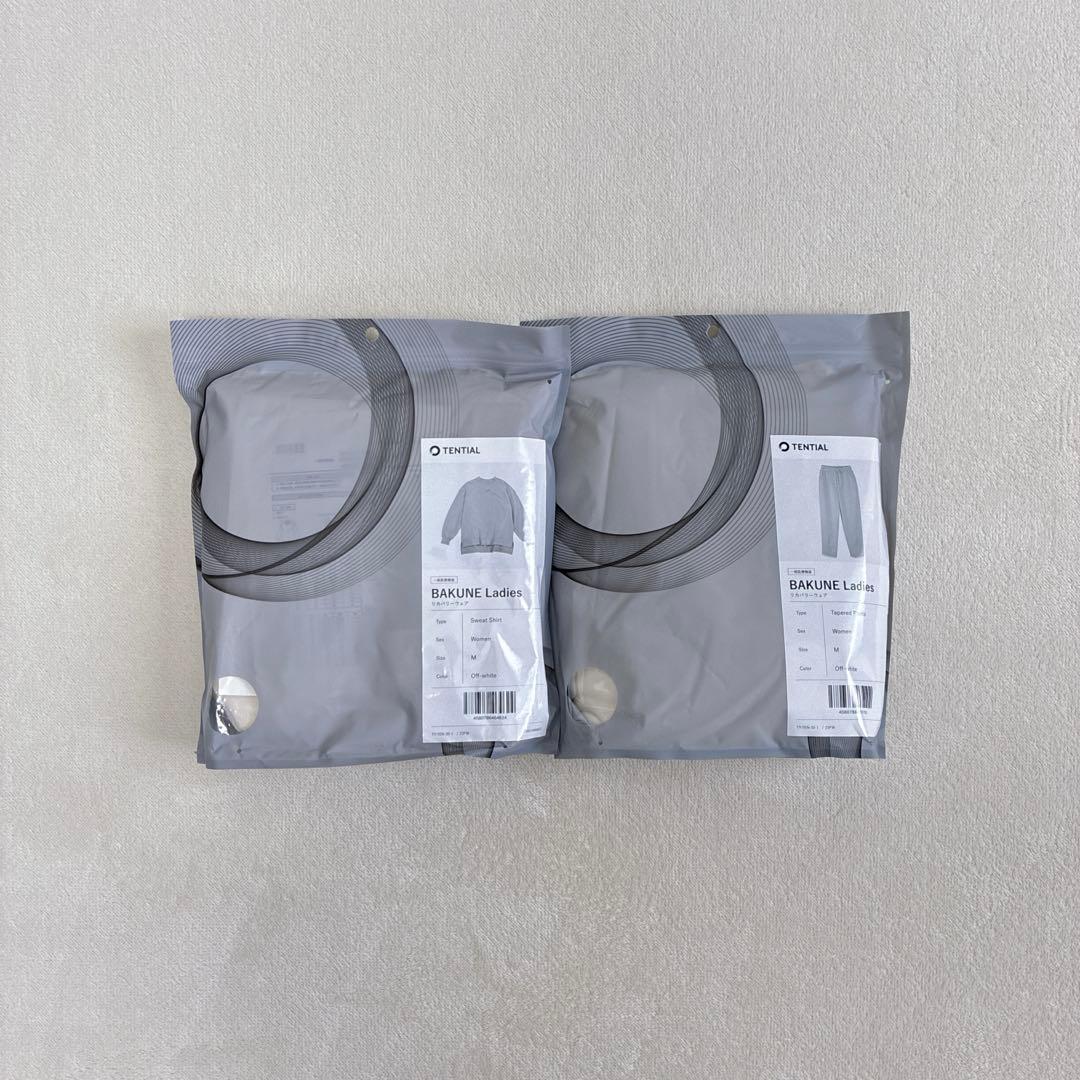 未使用TENTIAL BAKUNE リカバリーウェア　Ladies上下セットM