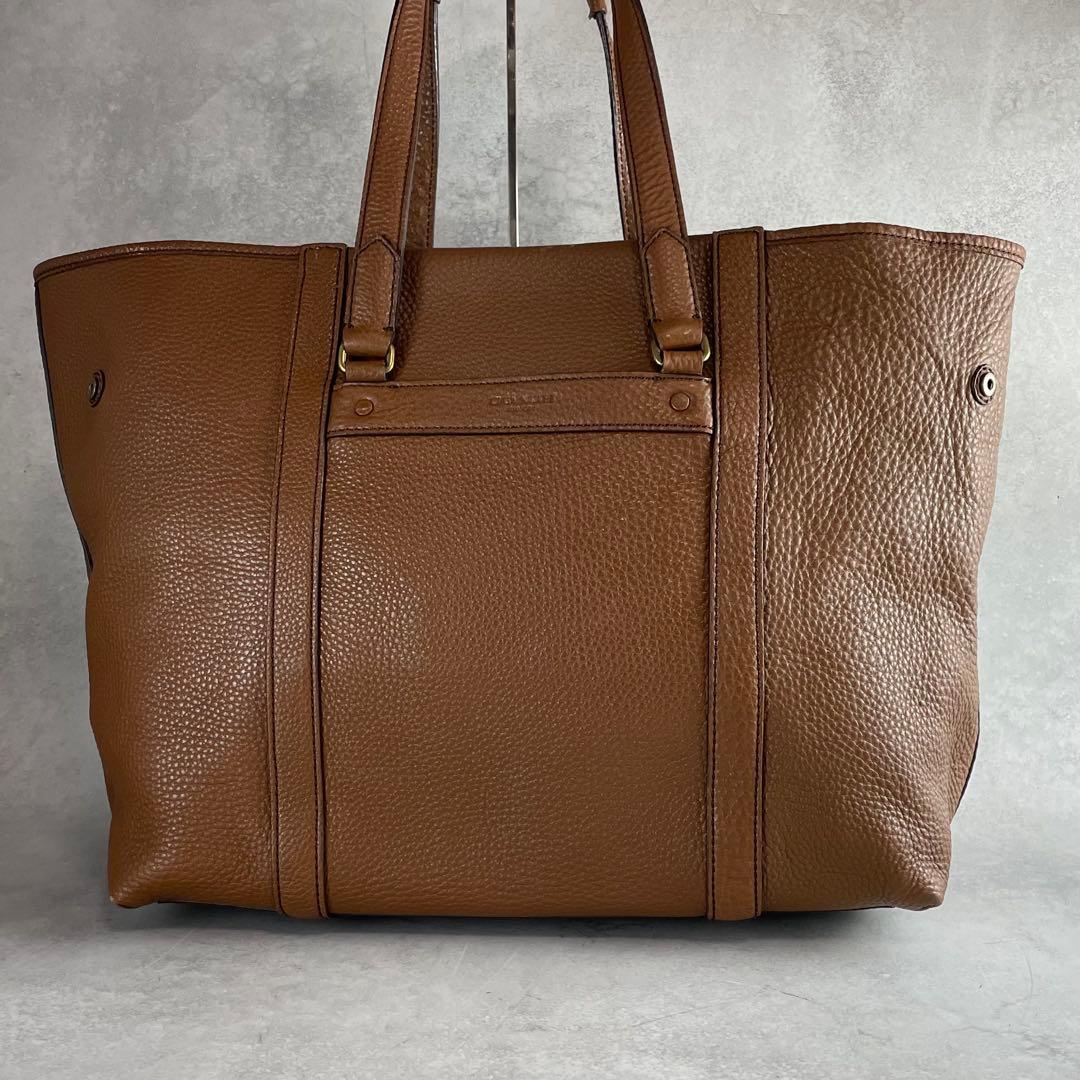 入手困難✨ コーチ coach トートバッグ ビジネスバッグ レザー ブラウン