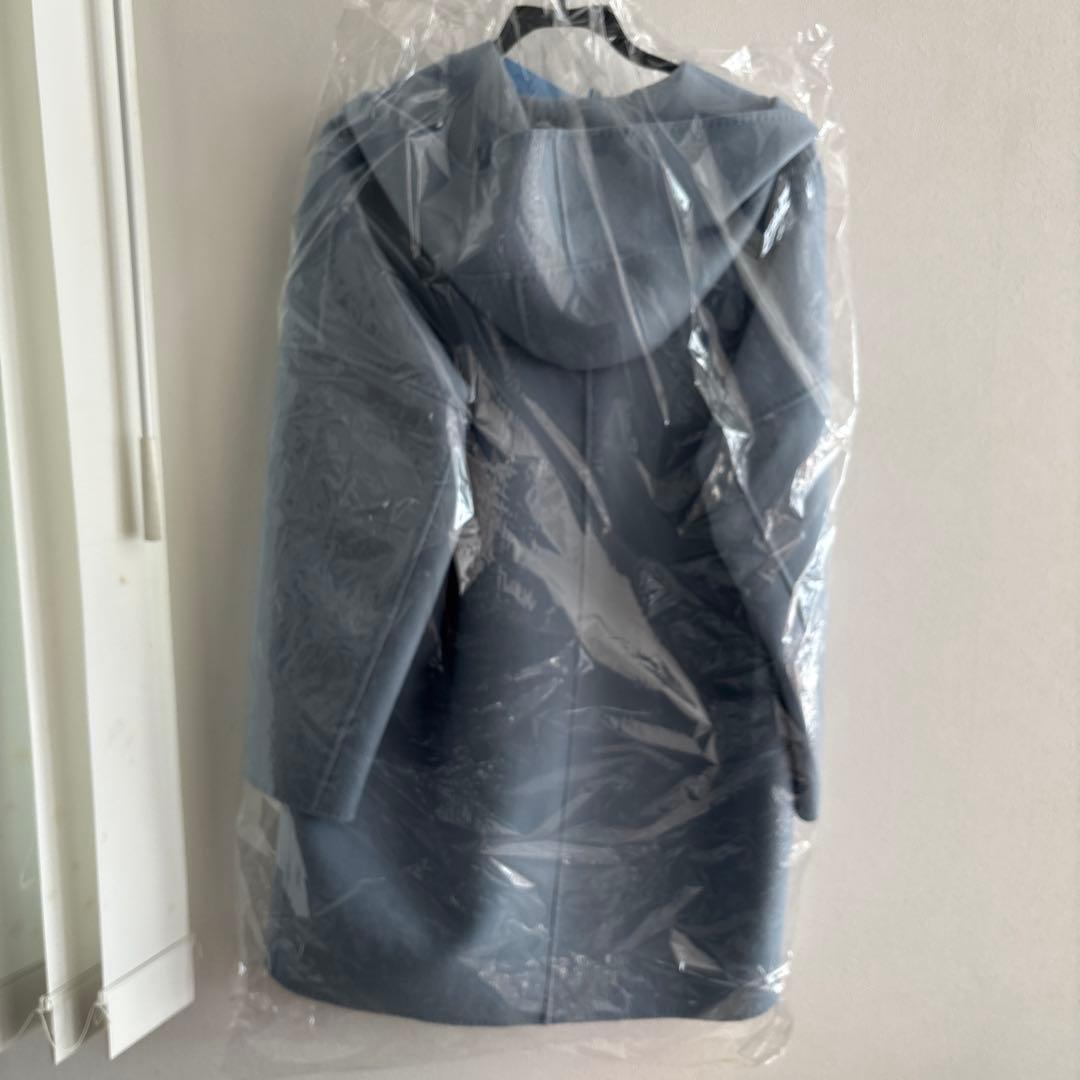 ebure エブール　ライトブルー ダッフル　コート