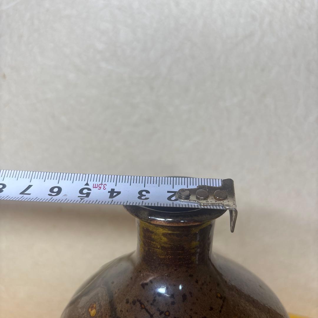 丹波立杭焼 無形文化財 十四代 正元直作 花瓶 花生 一輪挿し