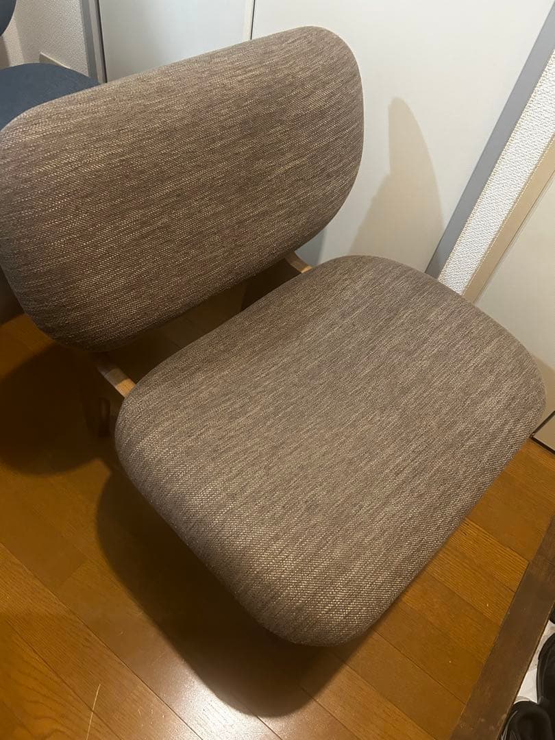 ニトリリビングダイニング1人用チェアNシールド リラックスワイド MBR/TBL