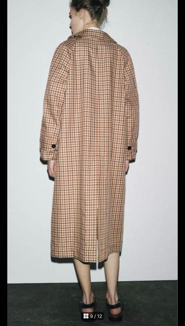 専用ZARAリバーシブルトレンチコートロング2025