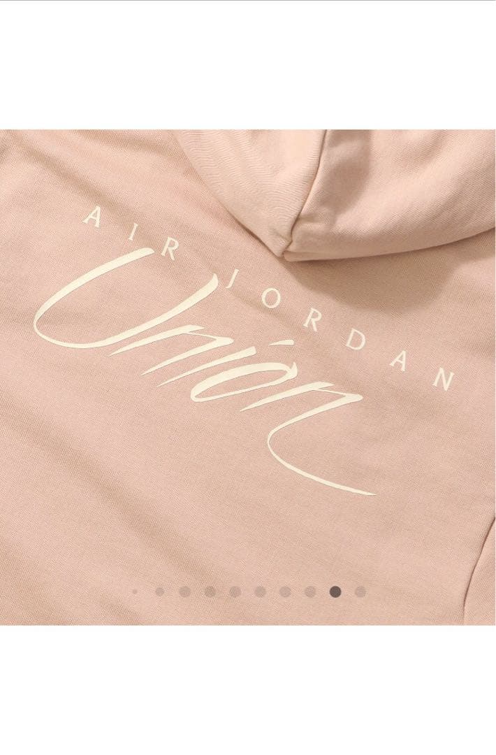 トップス NIKE JORDAN UNION FLEECE HOODIE BEIGE XS