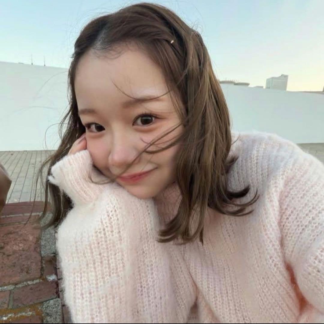 OLUN ハイネックモヘアライクニット