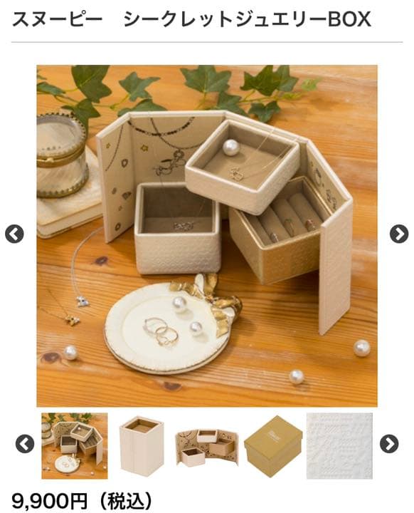 SNOOPY ジュエリーBOX