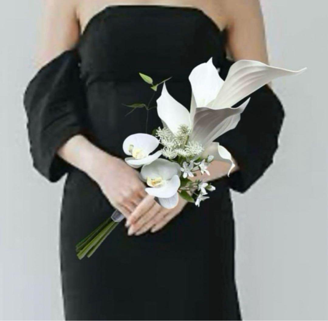 アーティフィシャルフラワー ブーケ ブートニア カラー 結婚式 造花