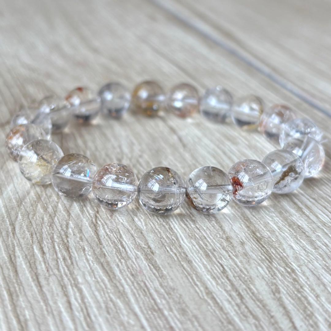 心と体をクリアに/ハーキマーダイヤモンド/パワー 天然石 ストーン ブレスレット