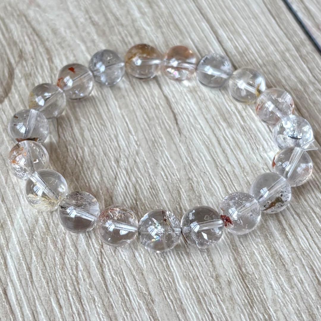 心と体をクリアに/ハーキマーダイヤモンド/パワー 天然石 ストーン ブレスレット