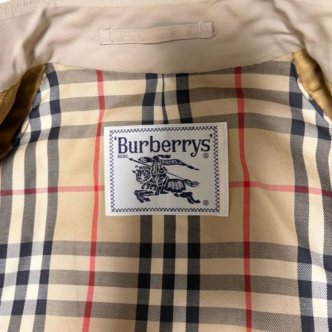 Burberry バーバリー　トレンチコート　チェック　ベルト完備　ベージュ　S