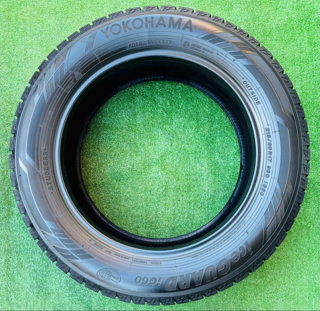 YOKOHAMA ice GUARD 215/60R17 2023年製9.5分山