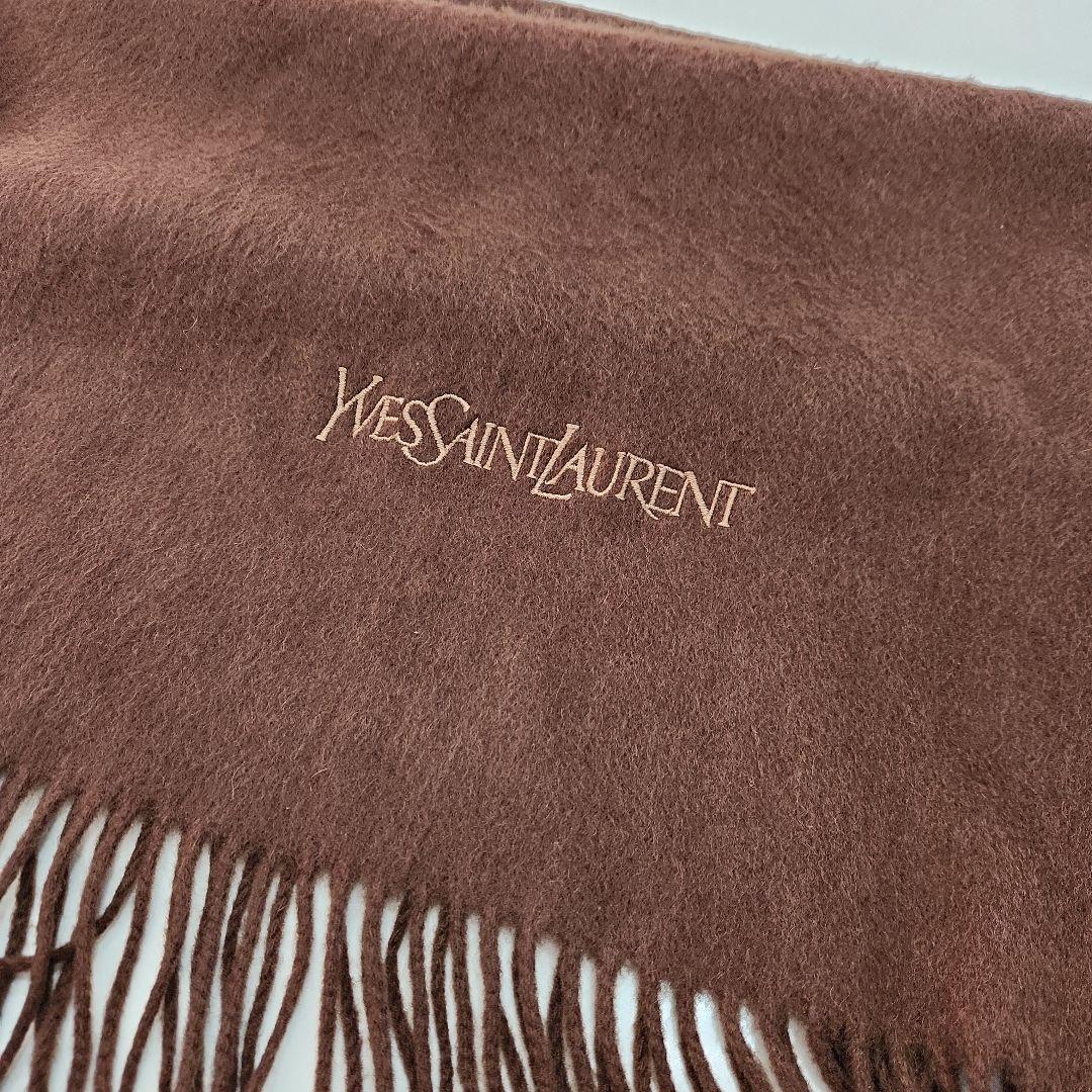 YSL イブサンローラン　カシミア100%大判ストール