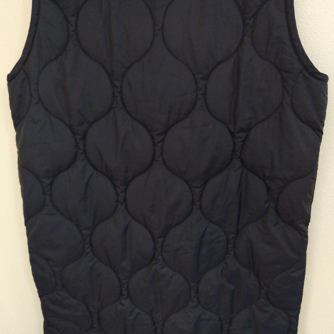 【専用】ヘリンドットサイ キルティング ロング ベスト 紺