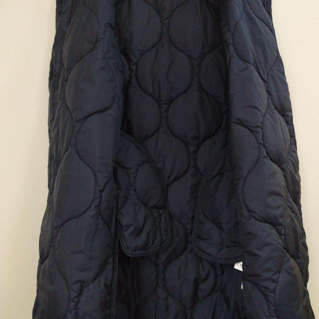 【専用】ヘリンドットサイ キルティング ロング ベスト 紺