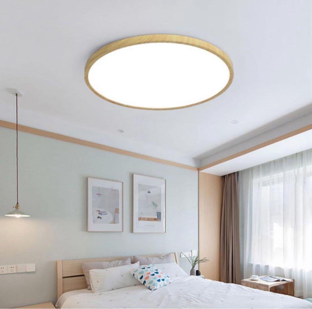 シーリングライト　10-12畳　木目調