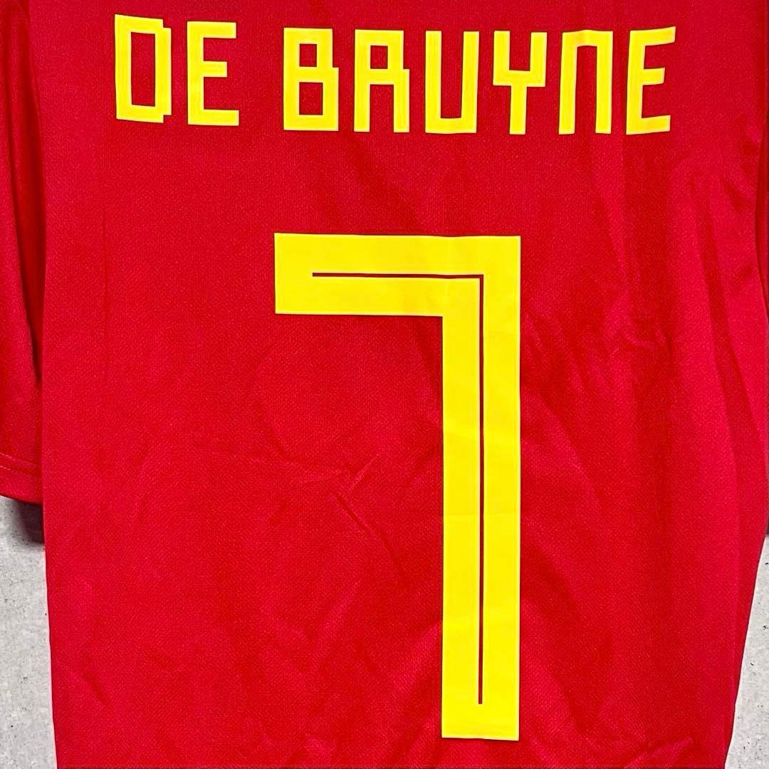 【新品/タグ付き】2018ロシアW杯 ベルギー代表 ♯7 デブライネ【Lサイズ】