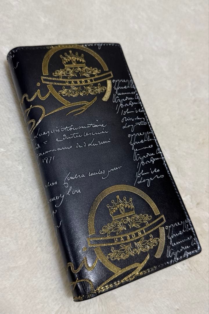 特注限定品 UABONI*ユアボニ*幻のパティーヌ*カリグラフィー長財布*EU