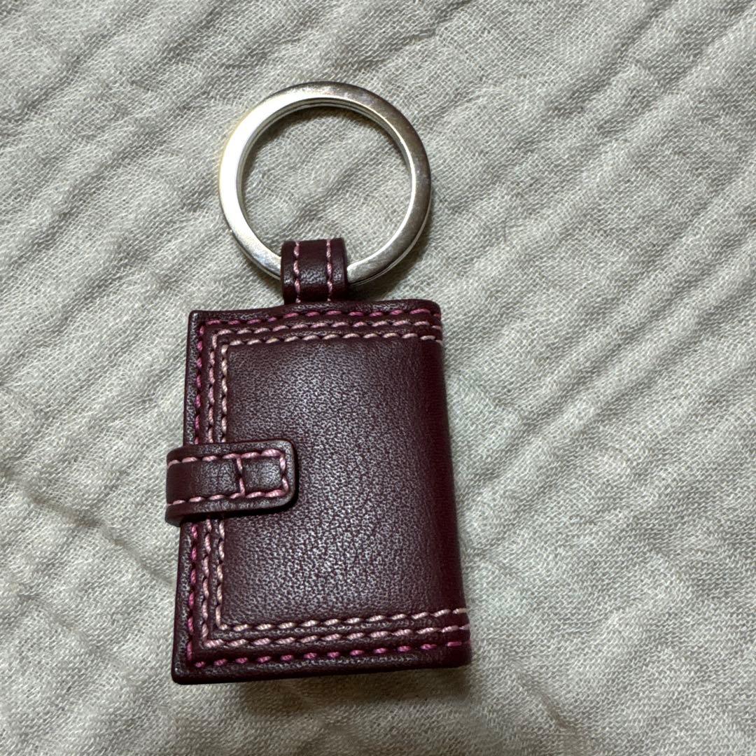レアカラー　COACH キーリング　ボルドー　フォトブック　Y2K