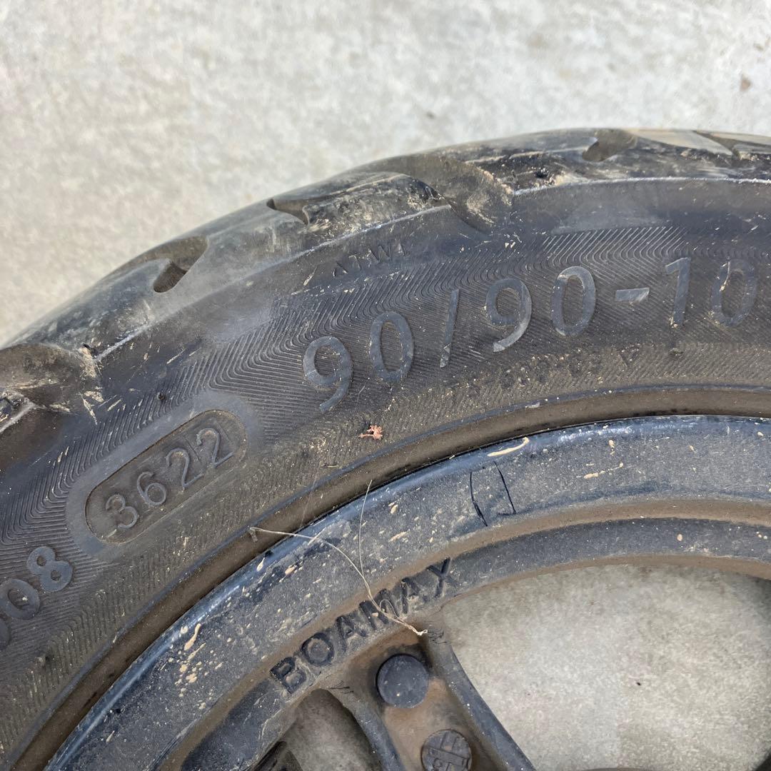 ヤマハsa56j純正タイヤホイールフロントフォーク付きsa39jsa58j