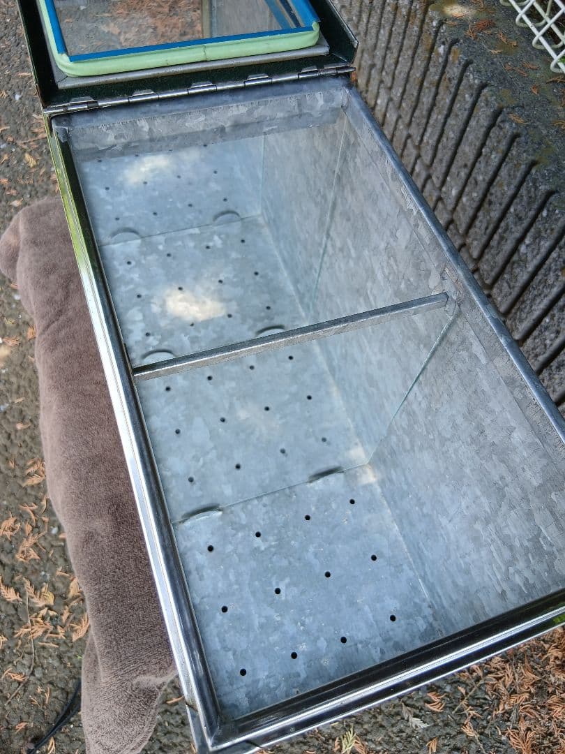 駄菓子　雑貨　ブリキ陳列ケース　昭和レトロ　当時物　アンティーク