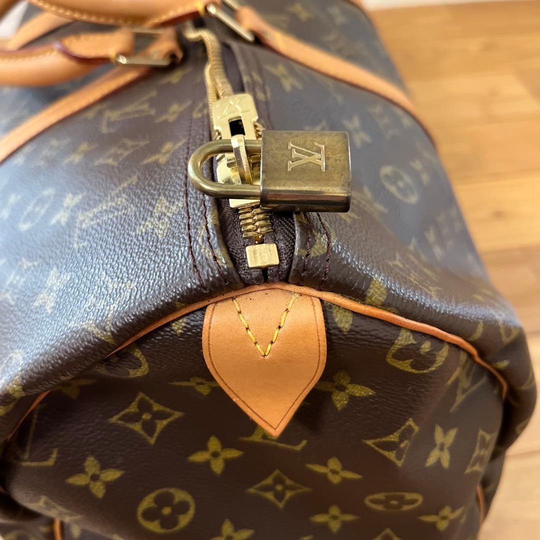 美品　Louis Vuitton ボストンバッグ ブラウン　キーポル50