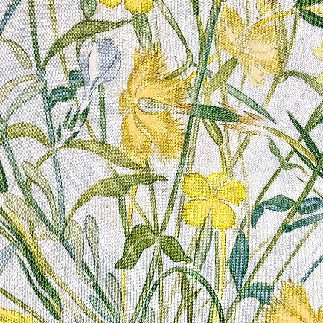 エルメス❤️カレ90❤️野生のカーネーション　イエロー系